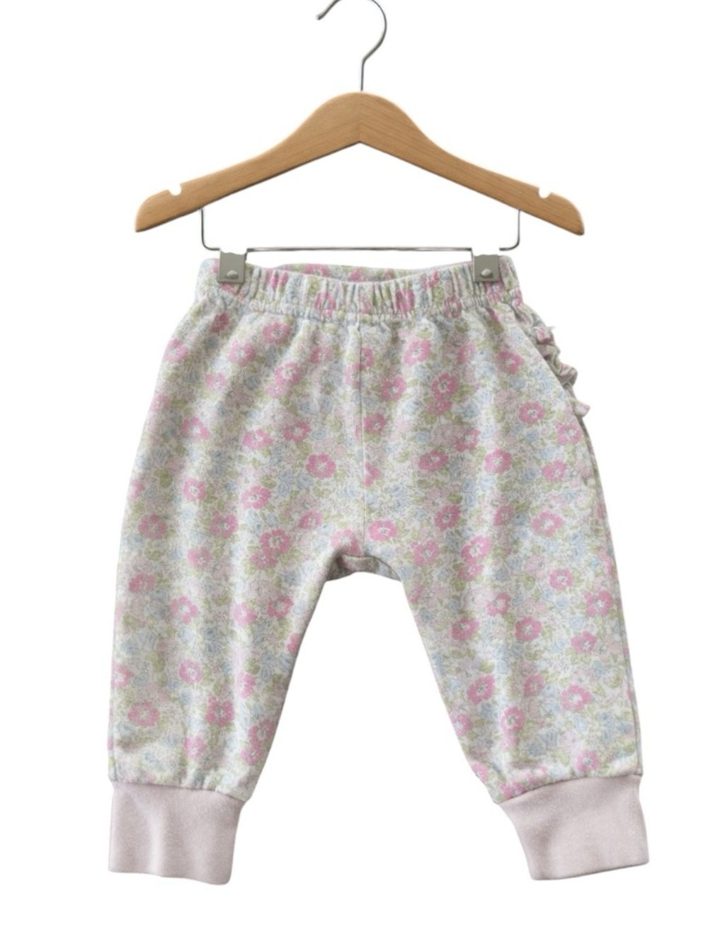 5/$10 Laura Ashley Baby Girl Floral Ruffled Pants